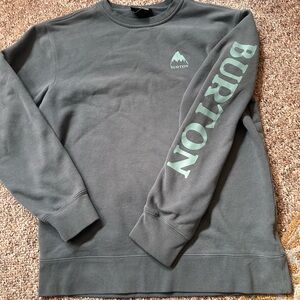 Burton Slate Gray green Pullover Sweatshirt with Mint Logo